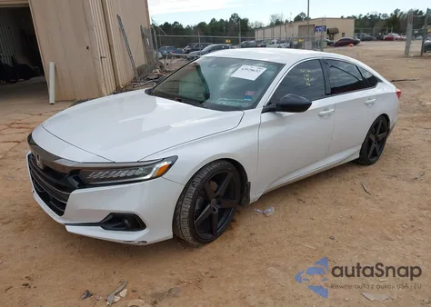 2021 Honda Accord Sport из США, поврежденный, VIN 1HGCV1F30MA105340